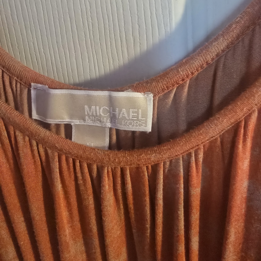 Michael Kors Orange Long Sleeve Top